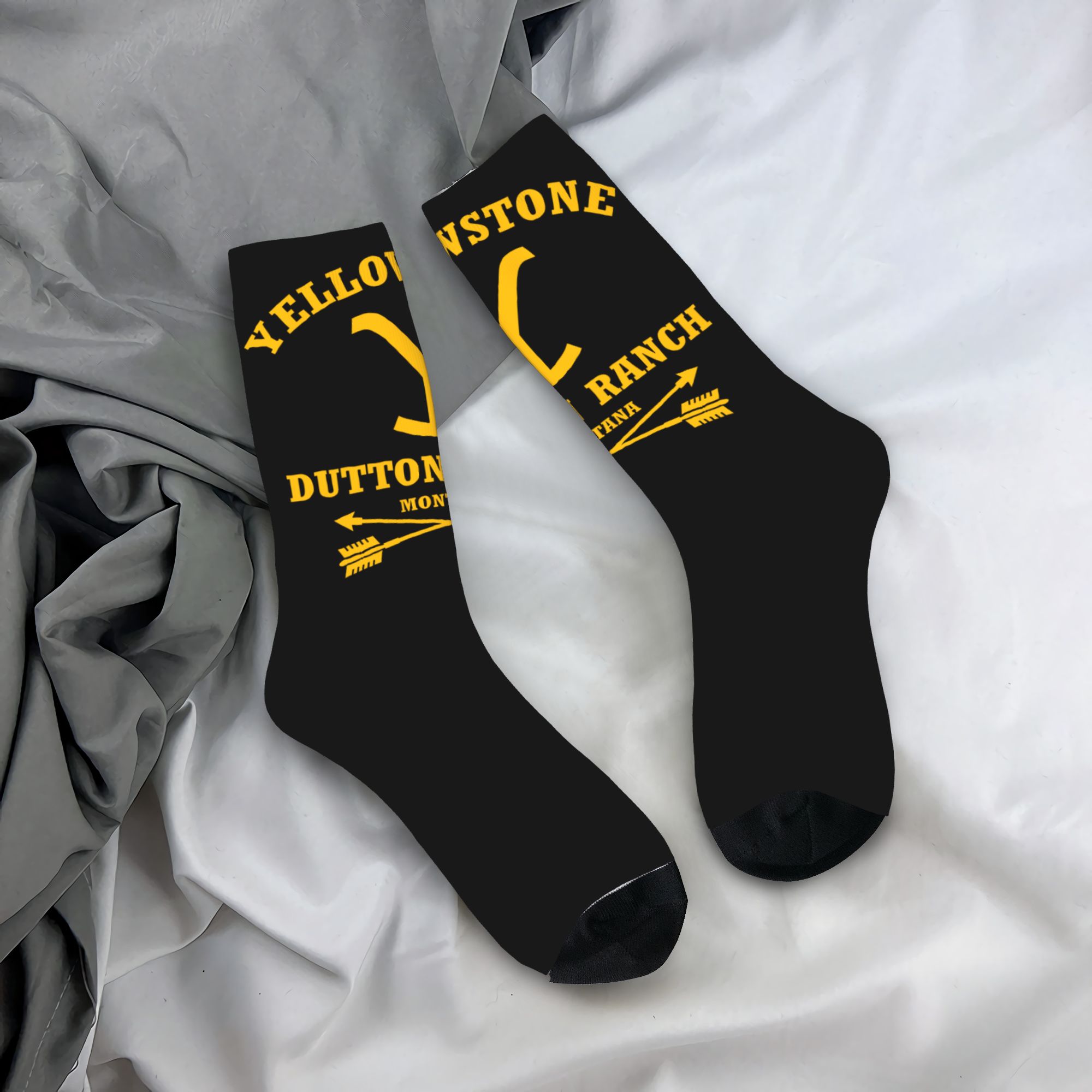 Custom Yellowstone Dutton Ranc - Dress Sock Men reseña y precio