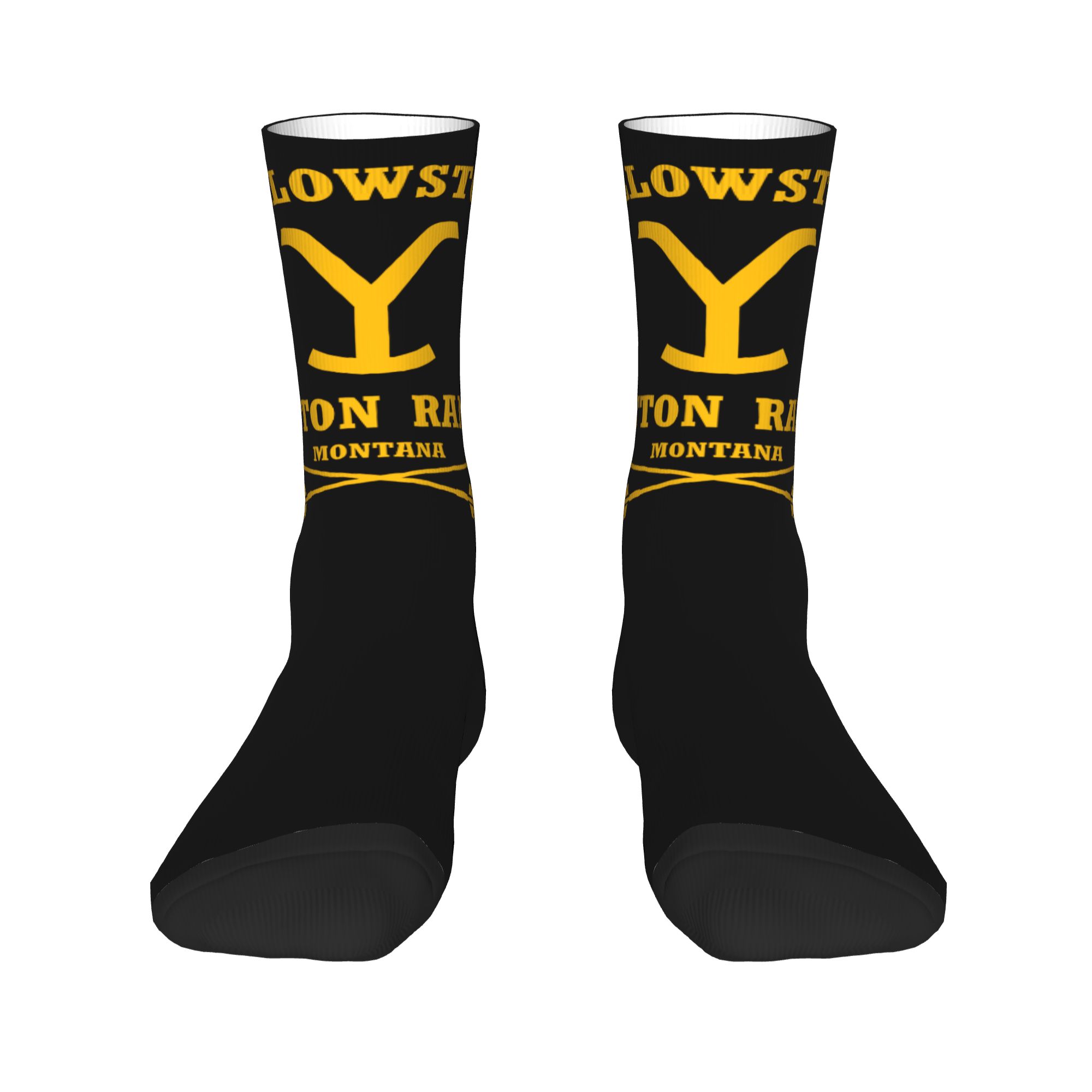 Custom Yellowstone Dutton Ranc - Dress Sock Men reseña y precio