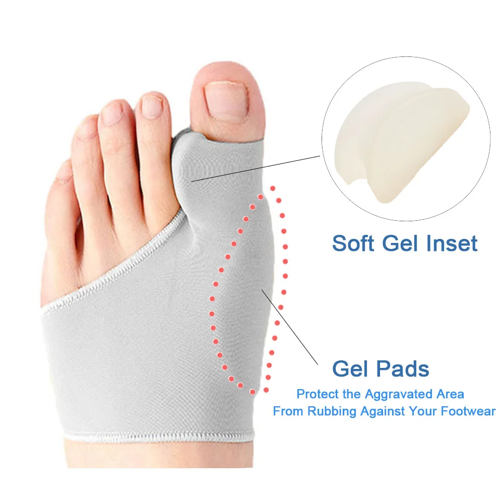 2Pcs Toe Separator Hallux Valg - Ankle Brace Sock reseña y precio